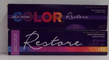 JACK WINN COLOR RESTORE Demi-Permanent Hair Color ~ Ammonia & PPD Free ~ 2.0 oz.