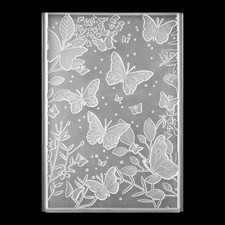 3D Embossing Folders, Textured Flowers Leaves Embossed Template 5X7 Inch Embossi