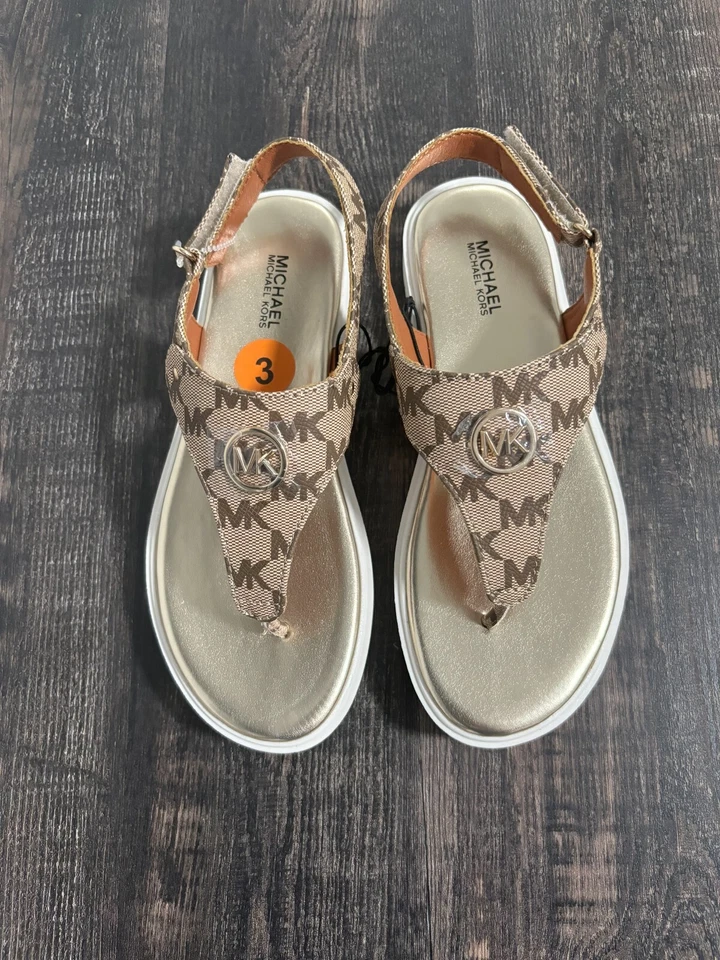 Michael Kors Mujer Laney Marrón Plano Talla 3 Foto 2 de 4