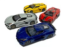4pc 2022 CHEVY CORVETTE C8 Metallic Mix AFX HO Slot Car Lot MEGA G New Fast 