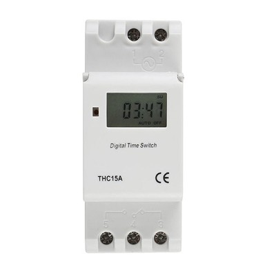 {''Time Relay'':''Zeitrelaisschalter''} {''Digital LCD DIN'':''Digital LCD DIN''}