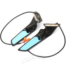 Rearview Mirrors with Light LED For Kawasaki Ninja 636 ZX-6R ZX6R 2019-2024