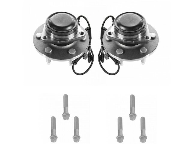 Front Wheel Hub Assembly Set fits Chevy Silverado 1500 1999-2004 RWD 72DXBM