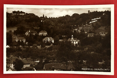 Foto AK RADEBEUL Oberlössnitz um 1930 Blick zur Naturheil Anstalt Bilz ( 68758