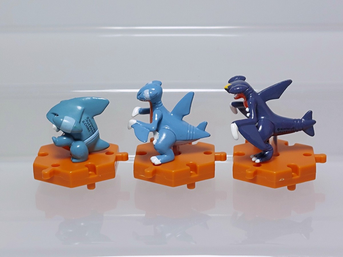 Gible Gabite Garchomp Pokemon Chou Get Taizen Figure Bandai Japan