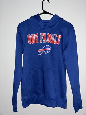NFL TEAM APPAREL YOUTH BUFFALO BILLS ONE FAMILY HOODIE SIZE LARGE 14-16 NWT 