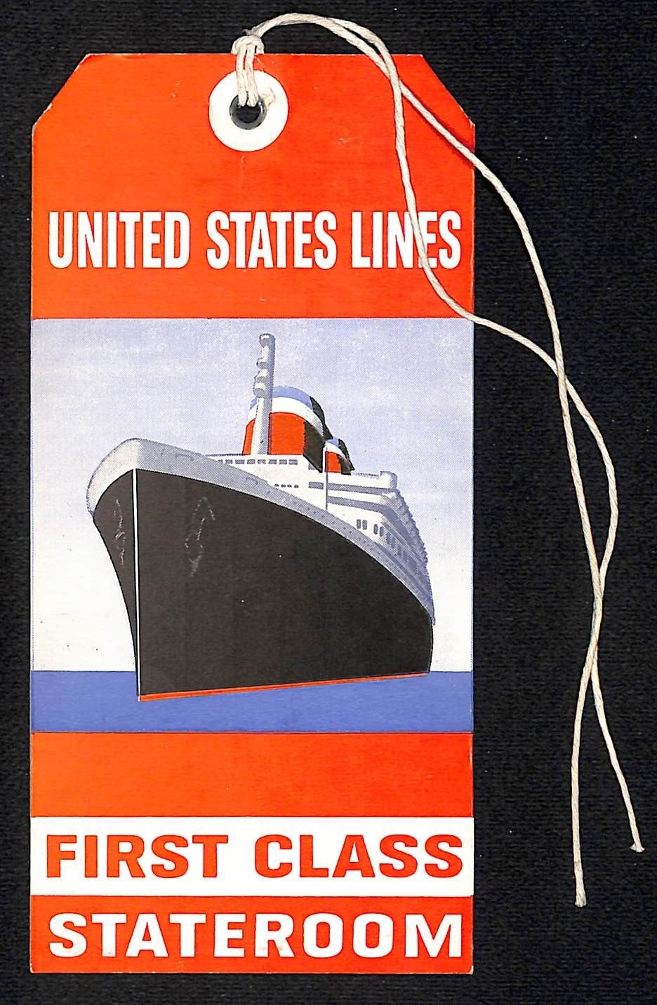 United States Line NOS c1975 Red 