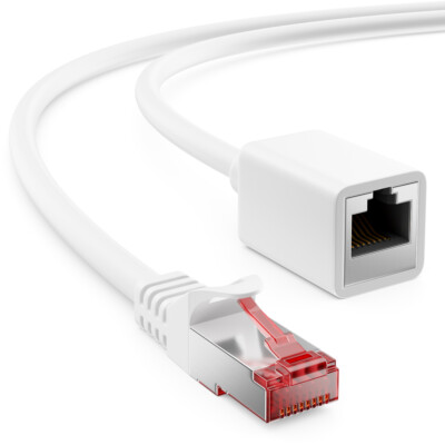 deleyCON 10m CAT6 Patchkabel Verlängerung S/FTP Netzwerkkabel LAN DSL RJ45 Kabel