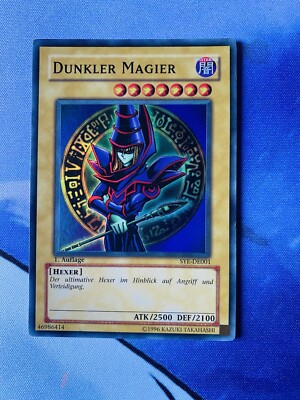    Dunkler Magier SYE Super Rare 1.Auflage Excellent Starter Deck Yugioh   
