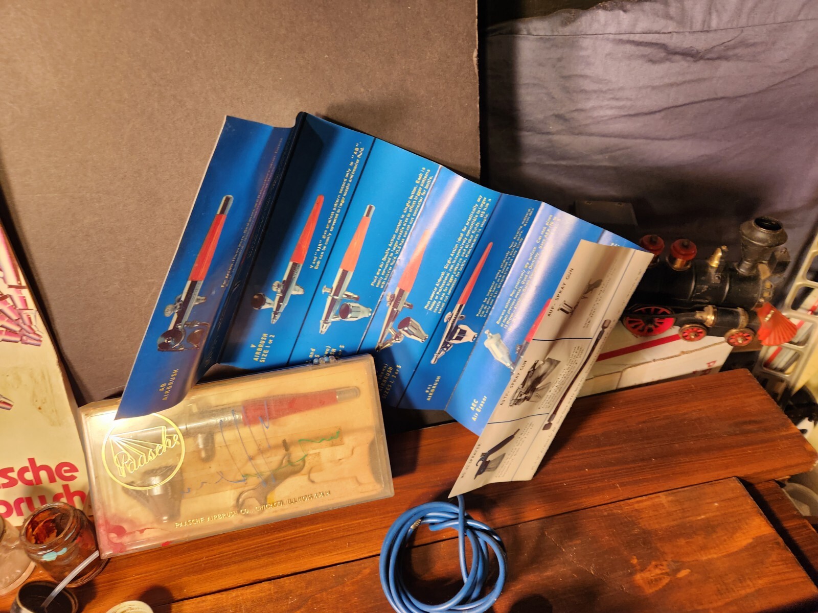 Vintage Paasche Airbrush and Badger Airbrush Lot plus extras eBay