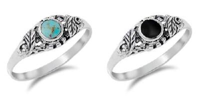Leaf Ring New .925 Sterling Silver Band