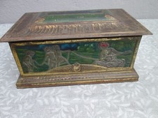 Seltene Jugendstil geprägte Blechdose Colmans fine Mustard Werbung