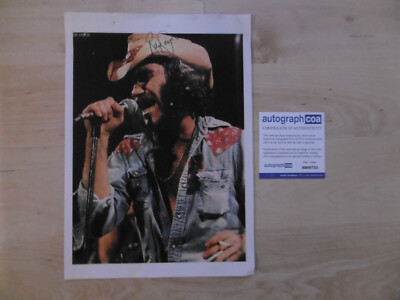 Ray Sawyer ''Dr. Hook'' Original Autogramm signed A4 Laserkopie ACOA