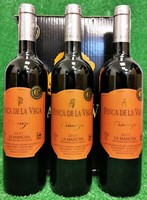 (6,62,€/L) 3X Finca De La Vega Crianza La Mancha D.O. Rotwein Spanien