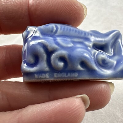 Wade Whimsies Red Rose Tea Miniature Porcelain Sturgeon Fish Figurine