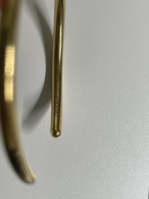 【CELINE】 Knot Extra-Thin ゴールド ブラス ブレスレット Knot extra-thin bracelet in brass with gold finish - Gold