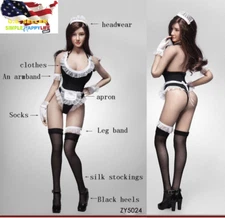 1/6 Maid Lingerie Sexy Clothes Set For 12" PHICEN Hot Toys Female Figure ❶USA❶