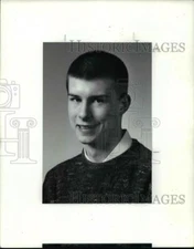 1990 Press Photo Strongsville High basketball player-Tucker Neale - cvb60605