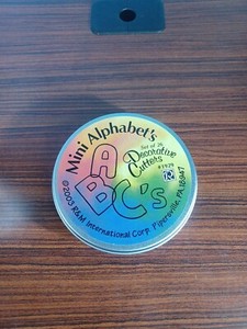 2003 Mini Alphabet’s Decorative Cookie Cutters set of 26 #1929