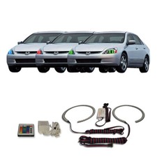 Rgb Multi Color Ir Headlight Halo Kit For Honda Accord 03-07