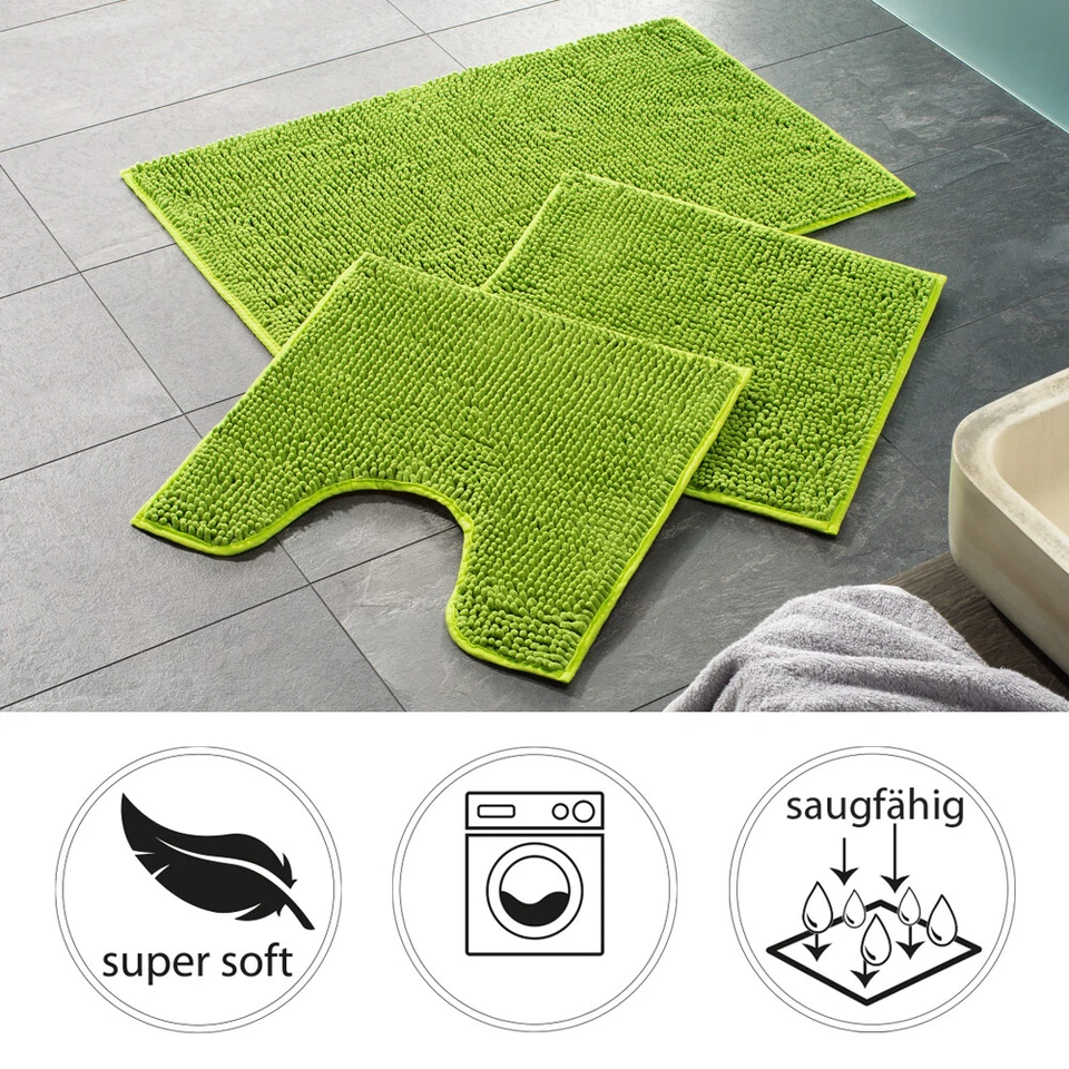 Badematte Badteppich Badvorleger Badezimmerteppich Duschvorleger Bad-Teppich - Bild 3 von 4