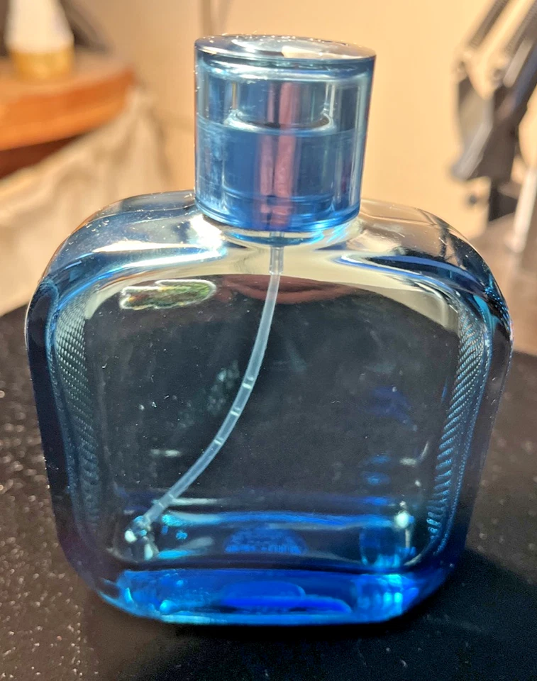 BOTELLA VACÍA EAU DE LACOSTE AZUL 3.4 / 3.3 OZ edt Colonia VACÍA Foto 4 de 4