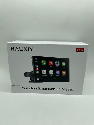 Wireless Carplay Touchscreen with 4K Dash Cam, 9'' Portable Apple Carplay & Andro