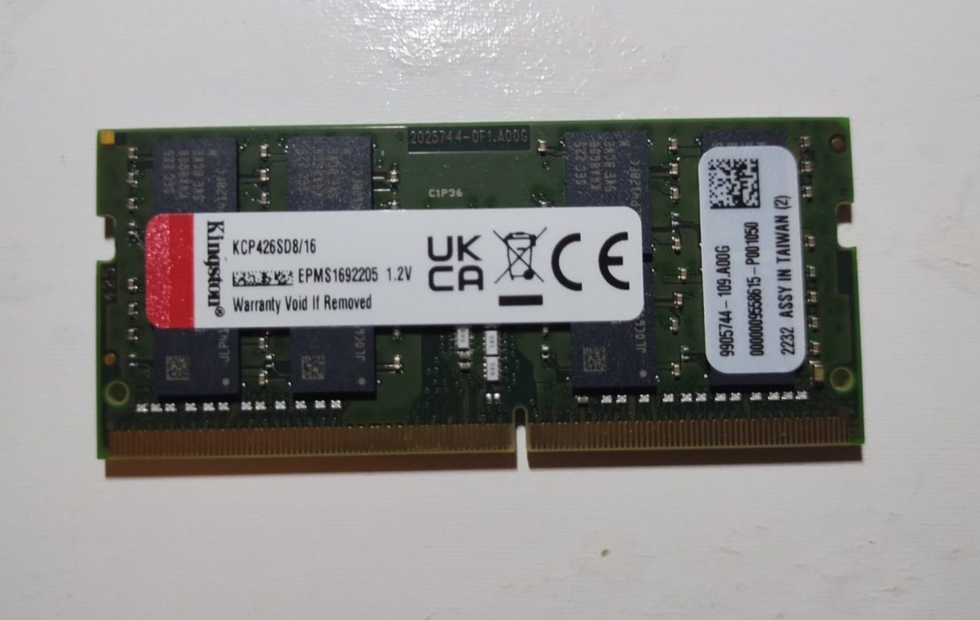 Kingston KCP426SD8/16 16GB DDR4 2666Mhz Memory RAM FREE SHIPPING ...