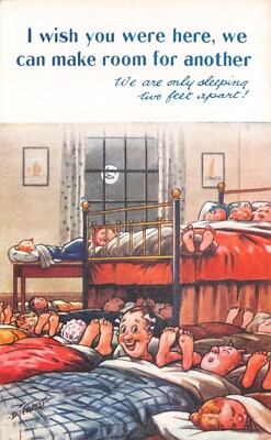BAMFORTH ALTE COMIC POSTKARTE D STURMKINDER GROSS B GUT BIS SEHR GUT