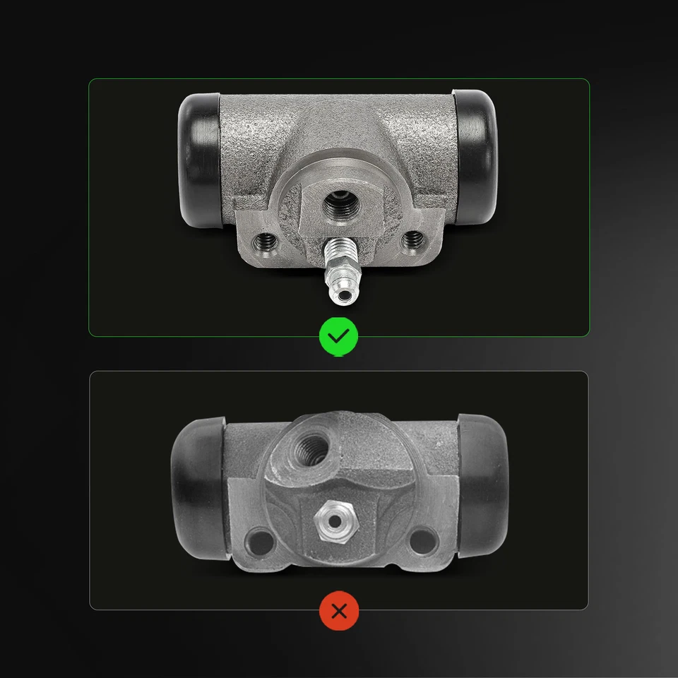 2x Cilindro de rueda de freno de tambor trasero derecho y derecho para Ford Mustang Falcon Mercury Comet Foto 2 de 4