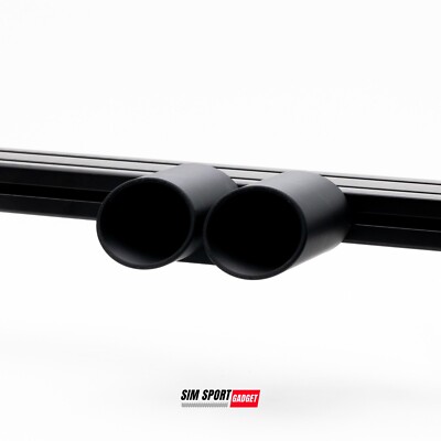 Faux Exhaust Pipes for Sim Racing Rig