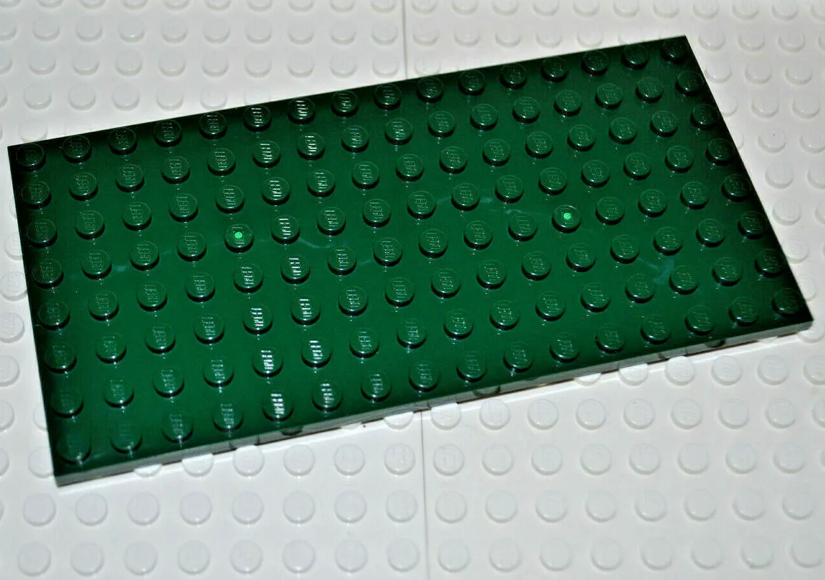 LEGO PARTS 1X DARK GREEN BUILDING PLATE 8X16 STUDS MAT BASE