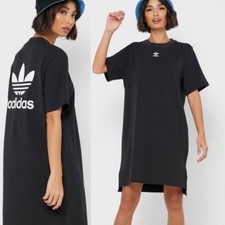 Adidas Originals Women’s Trefoil Casual Loose Oversize Black DV2607