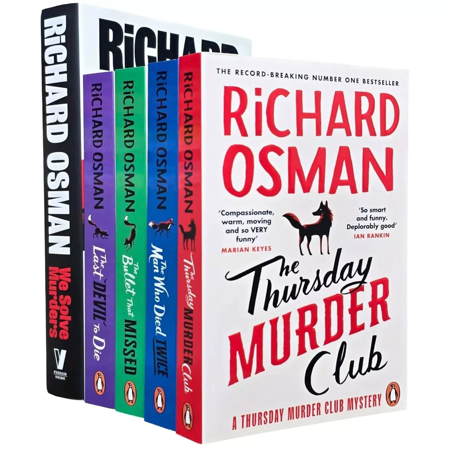 Penguin Random House White Thursday Murder Club Mysteries By Richard Osman 5 Books Collection Set - Fiction - Paperback - Image 4