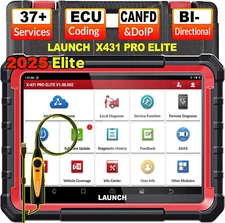 2025 LAUNCH X431 PRO ELITE PROS V+ OBD2 Car Diagnostic Tool ECU Coding Scanner