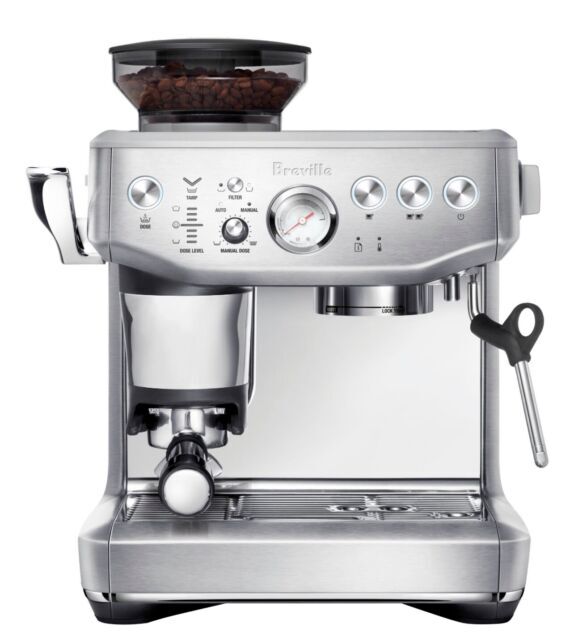 Máquina Breville Barista Express-Impress BES876BSS Plateada NUEVA NUNCA USADA