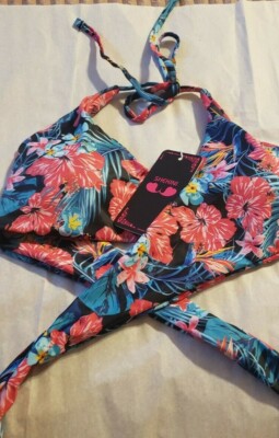 SHEKINI Women's Push Up Floral Size M~ Brand New~