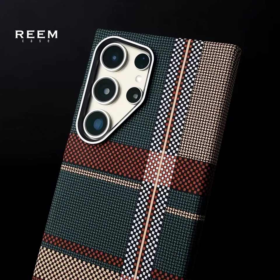 三星绿色坚固保护套适用于 S23 Plus magsafe 芳纶纤维 galaxy S25 S24 S23 — 第 4/4 张图片