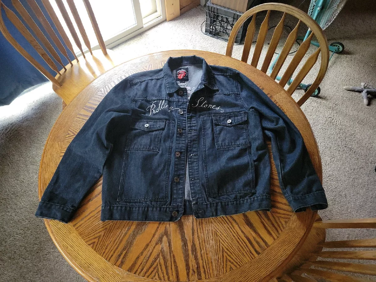 Rolling stones denim jacket cheap