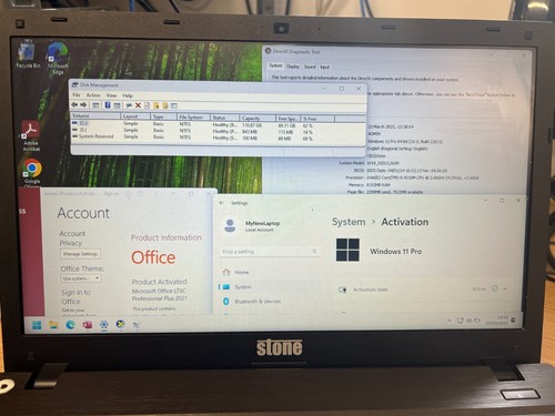 Stone N310H i5 4th Gen 15.6" 8GB 128GB SSD Win 11 Pro + Office 2021 - Works Fine - Picture 2 of 7