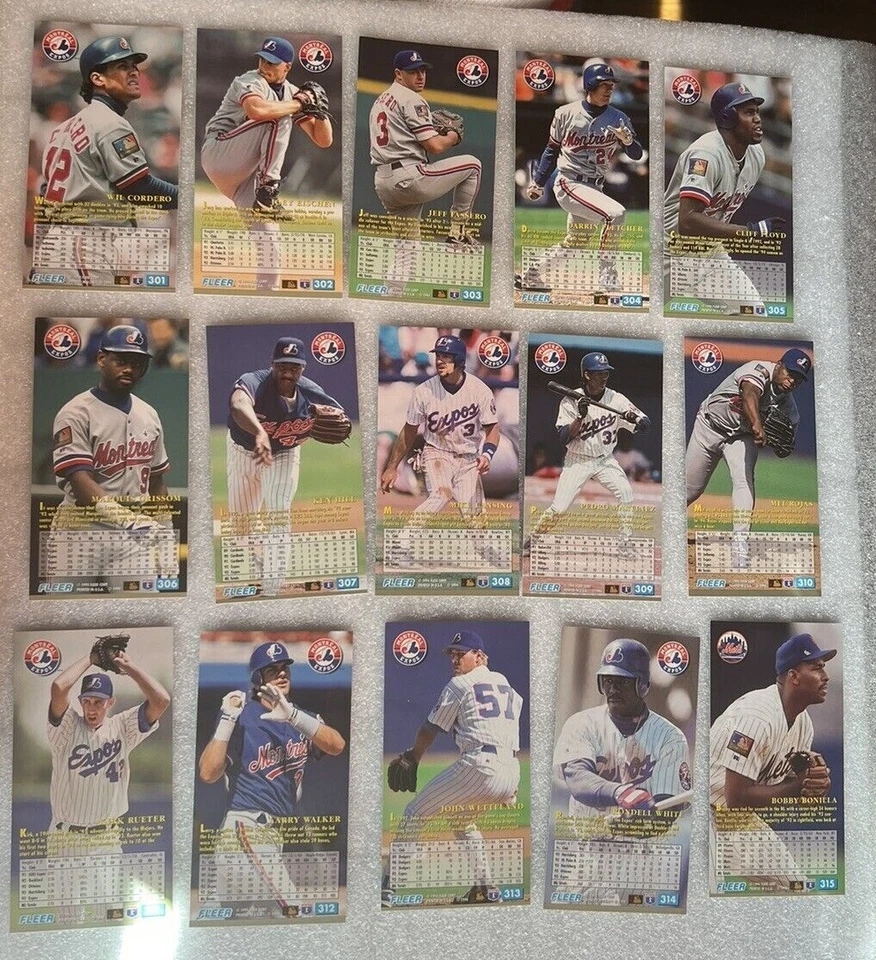 1994 Fleer Extra Bases - Large & Tall - Baseball Cards 301-395 - YOU PICK ONE - Image 2 of 4