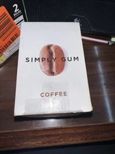 Simply Gum Chewing Coffee 6 Pack Natural Organic Kosher Aspartame Free Mint GMO