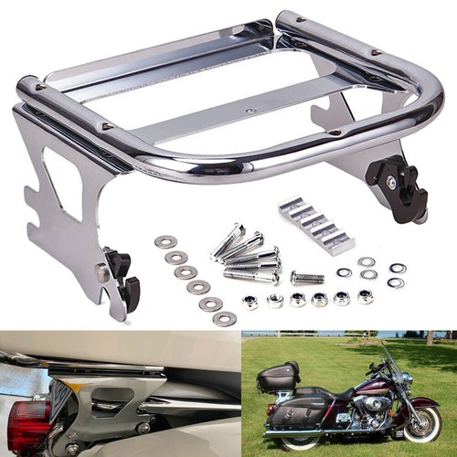 Quick Release Tour Pack Rack Mount Rack + Docking Kit For Harley ...