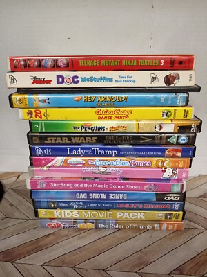 Lot of 14 Children's Family Kids DVDs | eBay