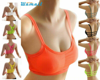 SeXy Push Up Sport Top Shirt Sport BH Bustier Crop Top GoGo XS S 34 36 Bauchfrei