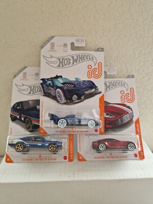 Hot Wheels ID Lot of 3 GT Hunter 15 Dodge Charger SRT Aston Martin One-77 D8!