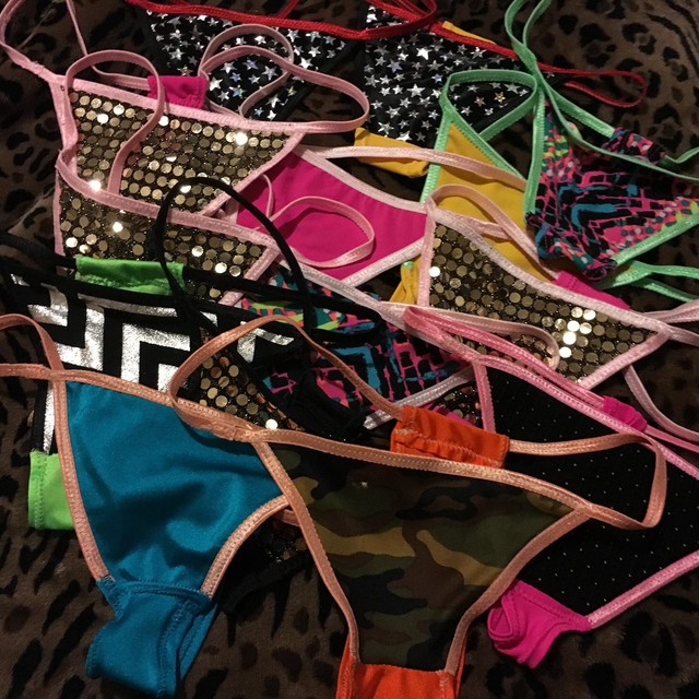 Exotic Dancewear 14 pair of assortment size thongs. PP11 eBay