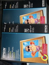 10 Pack Epson Photo Paper Glossy 8.5x11 Sheets S041649 Sealed