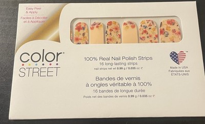 Color Street Nail Polish Strips Good Impressions Flowers