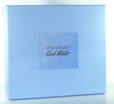 Davidoff Cool Water Woman Set 75 ml Shower Gel, 100 ml EdT, 75 ml Body Lotion